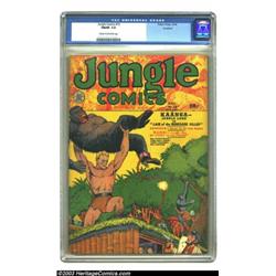 Jungle Comics #10 Rockford pedigree (Fiction House, 1940) CGC FN/VF 7.0 Cream to off-white pages....