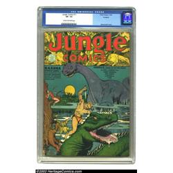 Jungle Comics #11 Rockford pedigree (Fiction House, 1940) CGC VF- 7.5 Cream to off-white pages....