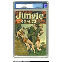 Jungle Comics #26 (Fiction House, 1942) CGC VF 8.0 Off-white pages....