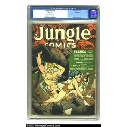 Jungle Comics #32 Rockford pedigree (Fiction House, 1942) CGC VF+ 8.5 Cream to off-white pages....