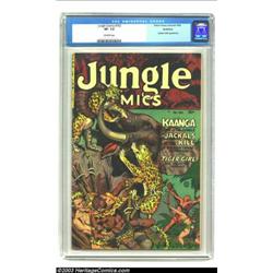 Jungle Comics #163 Northford pedigree (Fiction House, 1954) CGC VF- 7.5 Off-white pages....