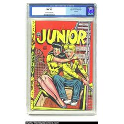 Junior #16 Mile High pedigree (Fox Features Syndicate, 1948) CGC NM- 9.2 Off-white to white pages...