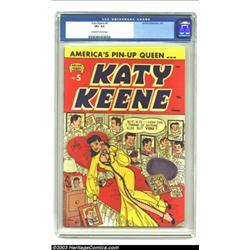 Katy Keene #5 (Archie, 1952) CGC VF+ 8.5 Off-white to white pages. Bill Woggon's famous pin-up qu...
