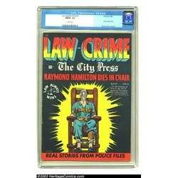 Law Against Crime #1 (Essenkay Publishing, 1948) CGC FN/VF 7.0 White pages....