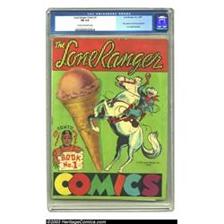 Lone Ranger Comics #1 (Lone Ranger Inc., 1939) CGC FN 6.0 Cream to off-white pages. Testifying to...