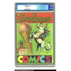 Lone Ranger Comics #1 (Lone Ranger Inc., 1939) CGC VG/FN 5.0 Cream to off-white pages. This promo...