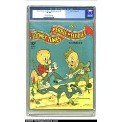 Looney Tunes and Merrie Melodies Comics #6 (Dell, 1942) CGC VG 4.0 Cream to off-white pages....