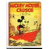 Image 1 : Mickey Mouse, Crusoe Paperback Storybook (Whitman, 1936) Condition: VF Cream pages....