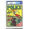 Image 1 : Police Comics #2 (Quality, 1941) CGC VF- 7.5 Off-white pages....