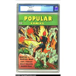 Popular Comics #52 (Dell, 1940) CGC NM 9.4 Cream to off-white pages....