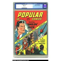 Popular Comics #74 Mile High pedigree (Dell, 1942) CGC NM 9.4 Off-white pages....