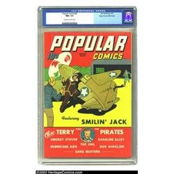 Popular Comics #83 Mile High pedigree (Dell, 1943) CGC NM+ 9.6 Off-white to white pages....