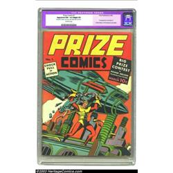 Prize Comics #1 (Prize, 1940) CGC Apparent FN+ 6.5 Slight (P) Off-white pages....