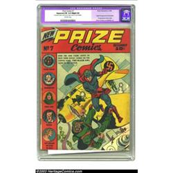 Prize Comics #7 (Prize, 1940) CGC Apparent FN 6.0 Slight (A) Off-white pages. The origin and firs...