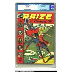 Prize Comics #9 San Francisco pedigree (Prize, 1941) CGC FN+ 6.5 Cream to off-white pages. The Bl...
