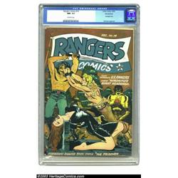 Rangers Comics #14 Pennsylvania pedigree (Fiction House, 1943) CGC NM- 9.2 Off-white pages....