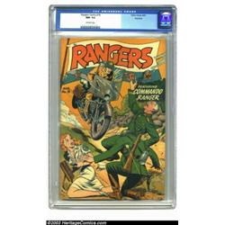 Rangers Comics #18 Rockford pedigree (Fiction House, 1944) CGC NM- 9.2 Off-white pages....