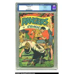 Rangers Comics #29 Big Apple pedigree (Fiction House, 1946) CGC VF+ 8.5 Off-white pages. This iss...