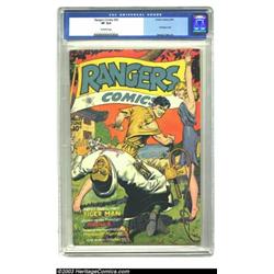 Rangers Comics #29 (Fiction House, 1946) CGC VF 8.0 Off-white pages. The G.I.s have landed and ar...