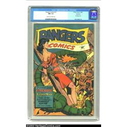 Rangers Comics #31 Rockford pedigree (Fiction House, 1946) CGC NM- 9.2 Cream to off-white pages....