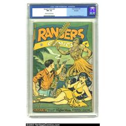 Rangers Comics #35 Big Apple pedigree (Fiction House, 1947) CGC NM- 9.2 Cream to off-white pages....