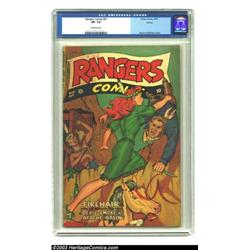 Rangers Comics #61 Aurora pedigree (Fiction House, 1951) CGC VF- 7.5 Off-white pages....
