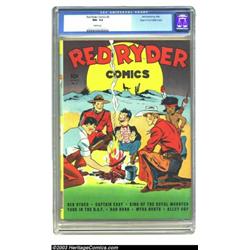 Red Ryder Comics #6 Mile High pedigree (Dell, 1942) CGC NM- 9.2 White pages. This is the first De...