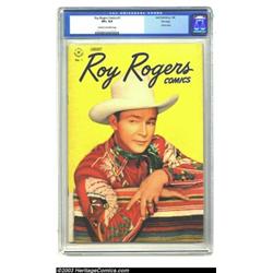 Roy Rogers Comics #1 File Copy (Dell, 1948) CGC VF+ 8.5 Cream to off-white pages. After starring...
