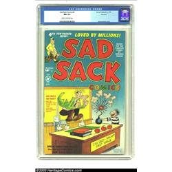 Sad Sack Comics #4 File Copy (Harvey, 1950) CGC NM 9.4 Cream to off-white pages....