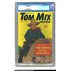 Image 1 : Tom Mix Western #25 (Fawcett, 1950) CGC VF/NM 9.0 Off-white to white pages....