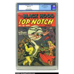 Top-Notch Comics #19 Mile High pedigree (MLJ, 1941) CGC NM+ 9.6 Off-white to white pages....
