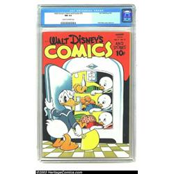 Walt Disney's Comics and Stories #35 (Dell, 1943) CGC NM 9.4 Cream to off-white pages....