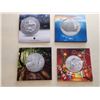 Image 1 : 4 X 2013 Fine Silver $20 Complete year set