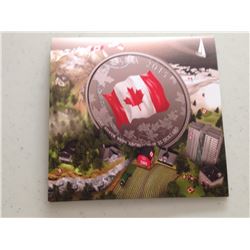 2015 fine silver 9999 $25 Canadian Flag