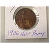 Image 1 : 1906 Half Penny