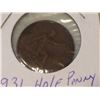 Image 1 : 1931 Half Penny