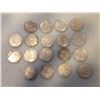 Image 1 : Group of 18 Silver 5-Cents mix date