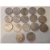 Image 1 : Group of 17 Canadian Nickel Dollar