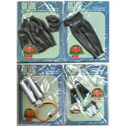 GI Joe - Complete Set of All 4 Scuba Accessory Cards (1960s)....