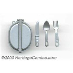 GI Joe - Early Issue Mess Kit with Eyelet (1960s)....