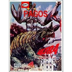 Ultraman Model Kit - Monster Pagos (UPC, 1960s). Highly coveted by Ultraman collectors, this is o...