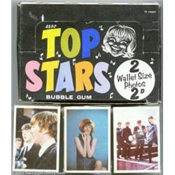 Top Stars Bubble Gum Cards Full Box (A&amp;BC, 1960s). These <B>Top Stars...