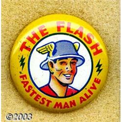 The Flash Giveaway Pinback (DC, 1942). Once you complete that <B>Flash run you've been working on...
