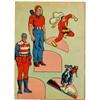 Image 2 : Captain Marvel Comic Hero Punch-Outs (Samuel Lowe, 1942) Condition: VG....
