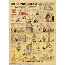 Flash Gordon and Jungle Jim First Appearances Sunday Section (San Francisco Examiner, 1934) Condi...