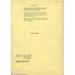 Road to Bali - Script (Paramount Pictures , 1952)....