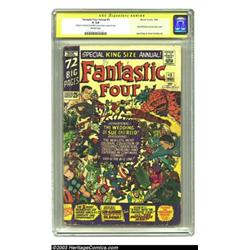Fantastic Four Annual #3 Stan Lee Signature Series (Marvel, 1965) CGC GD 2.0 Off-white pages....