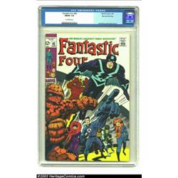 Fantastic Four #82 Stan Lee File Copy (Marvel, 1969) CGC FN/VF 7.0 Off-white pages....