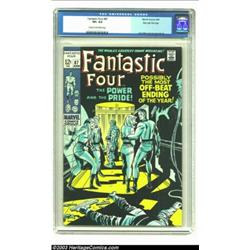 Fantastic Four #87 Stan Lee File Copy (Marvel, 1969) CGC VF+ 8.5 Cream to off-white pages....