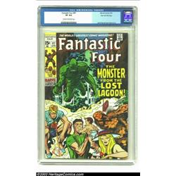 Fantastic Four #97 Stan Lee File Copy (Marvel, 1970) CGC VF 8.0 Cream to off-white pages....